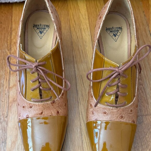John Fluevog Oxford Heels - never worn!